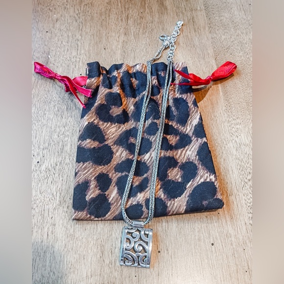 Brighton Jewelry - Brighton Deco Lace Silver Necklace